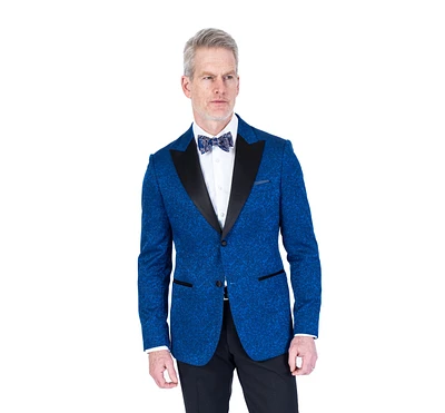 Tonal Paisley Tux w/ Solid Pant