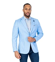Half-Lined Blazer - Light Blue