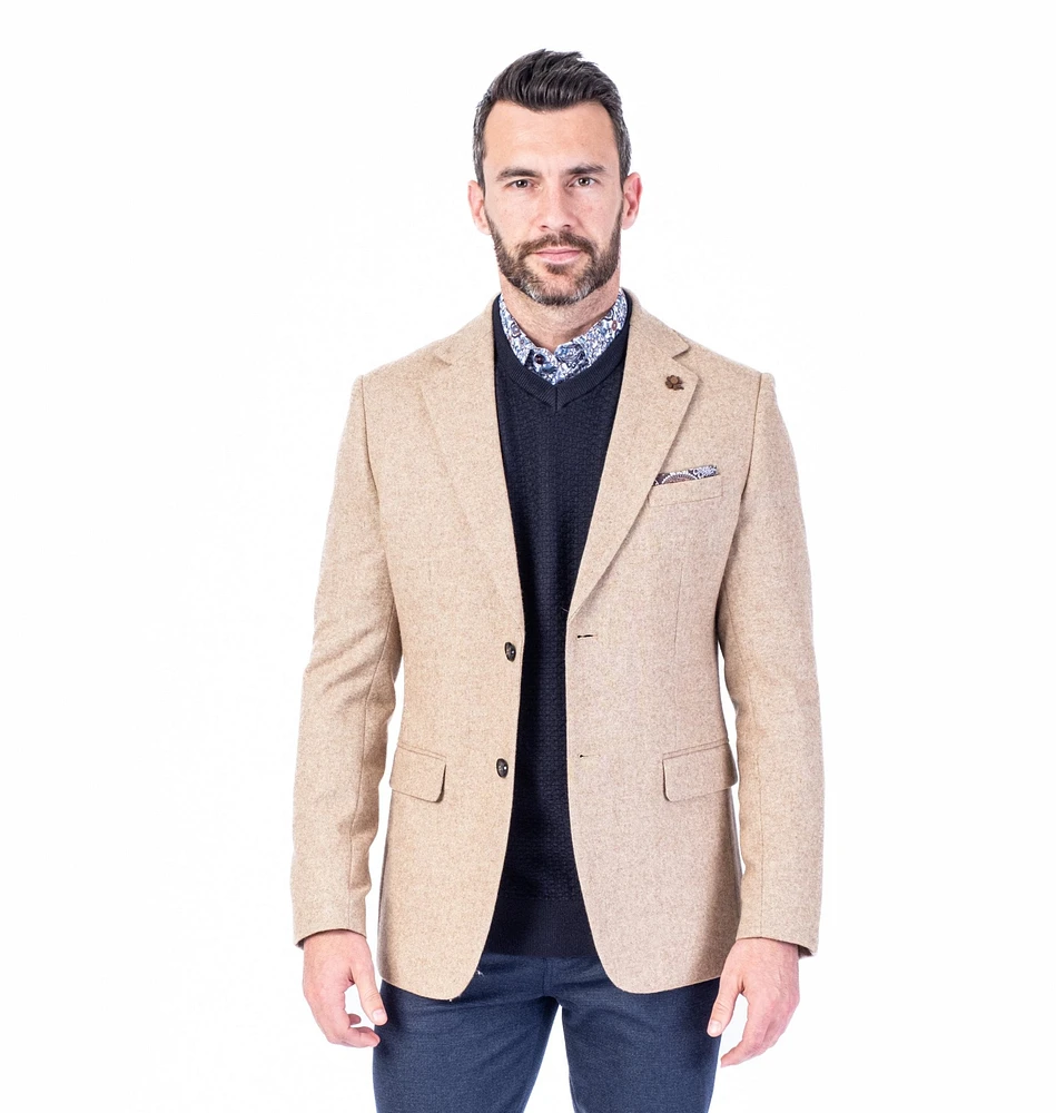 Tweed Blazer - Beige