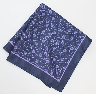 Floral Pocket Square - Light Purple