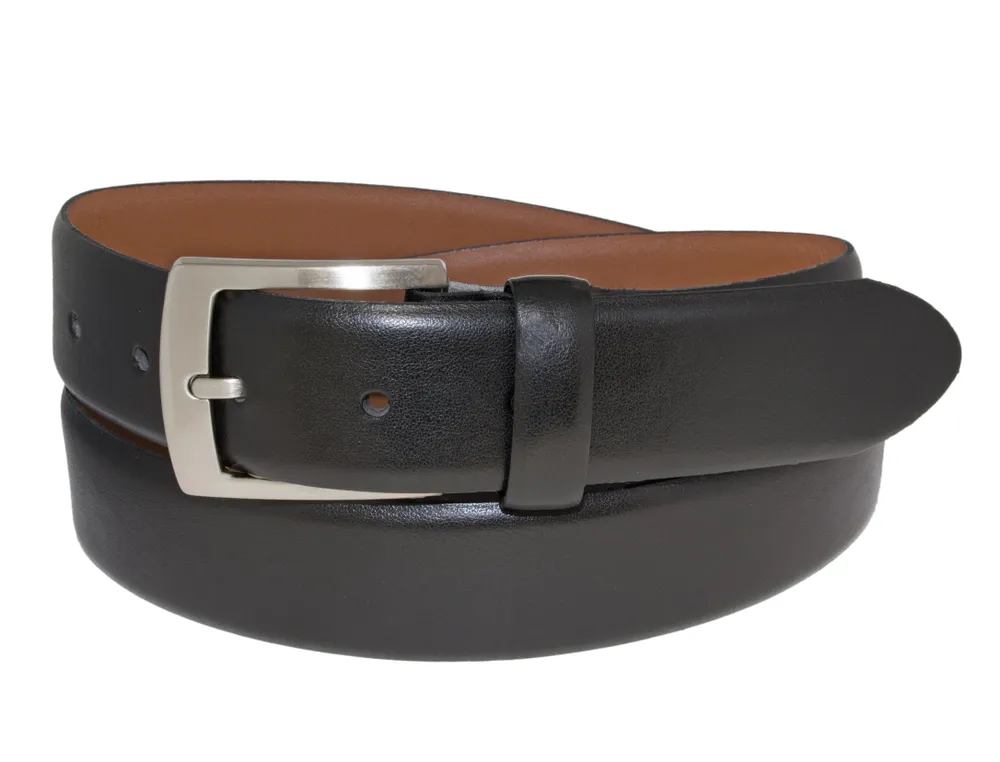 Harness Buckle Smooth Leather Belt