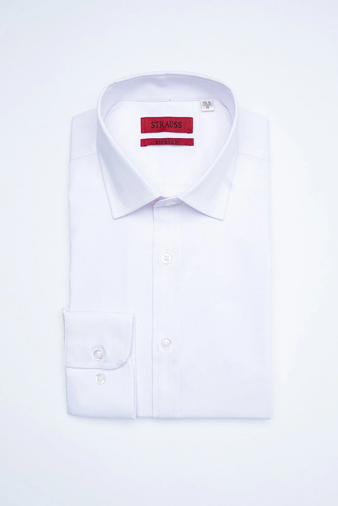 Extreme Slim Fit Solid Stretch Dress Shirt