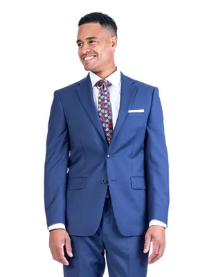 Wool/Stretch Sport Jacket Separate - Blue