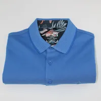 Textured Polo - Royal Blue