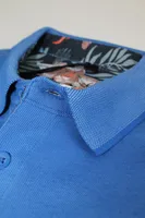 Textured Polo - Royal Blue