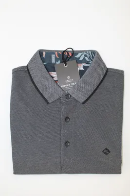 Textured Polo - Black