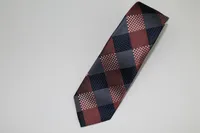 Poly/Silk Check Tie