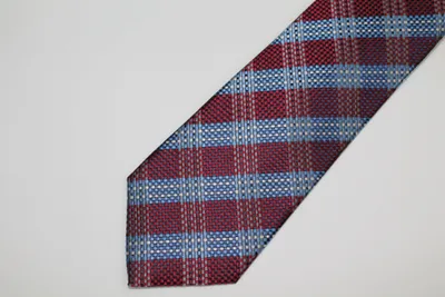 Pure Silk Large Plaid Tie