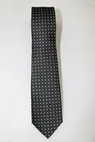 Boys Polka Dot Tie - Blk