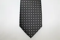 Boys Polka Dot Tie - Blk