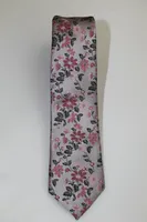 Boys Floral Tie - Pink