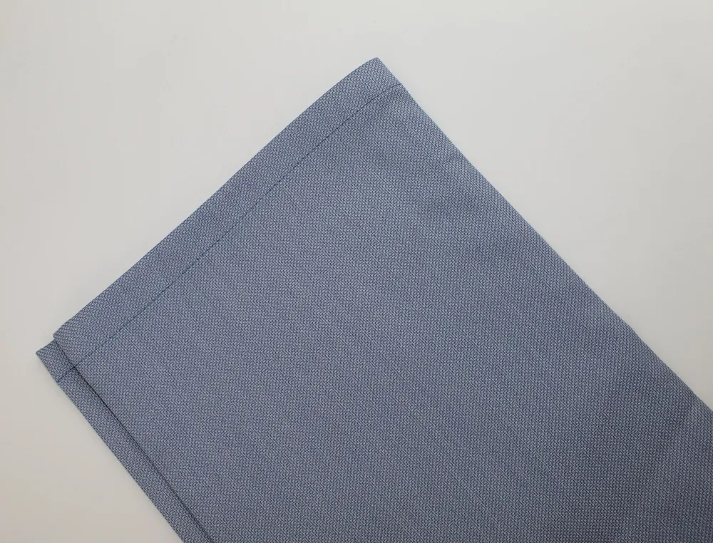 Textured 5-Pocket Stretch Pant - Blue