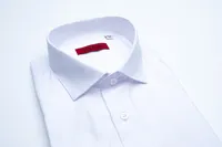 Modern Fit Solid Dress Shirt - White