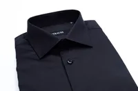 Cotton Satin Finish Solid Dress Shirt