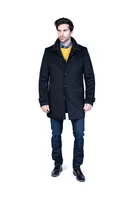 Solid Wool/Cashmere 36" Topcoat