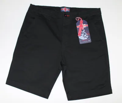 Cotton Stretch Shorts - Black
