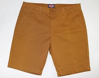 Cotton Stretch Shorts - Camel