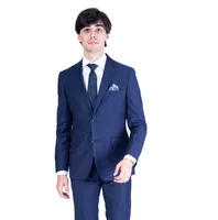 Slim Fit Solid Suit