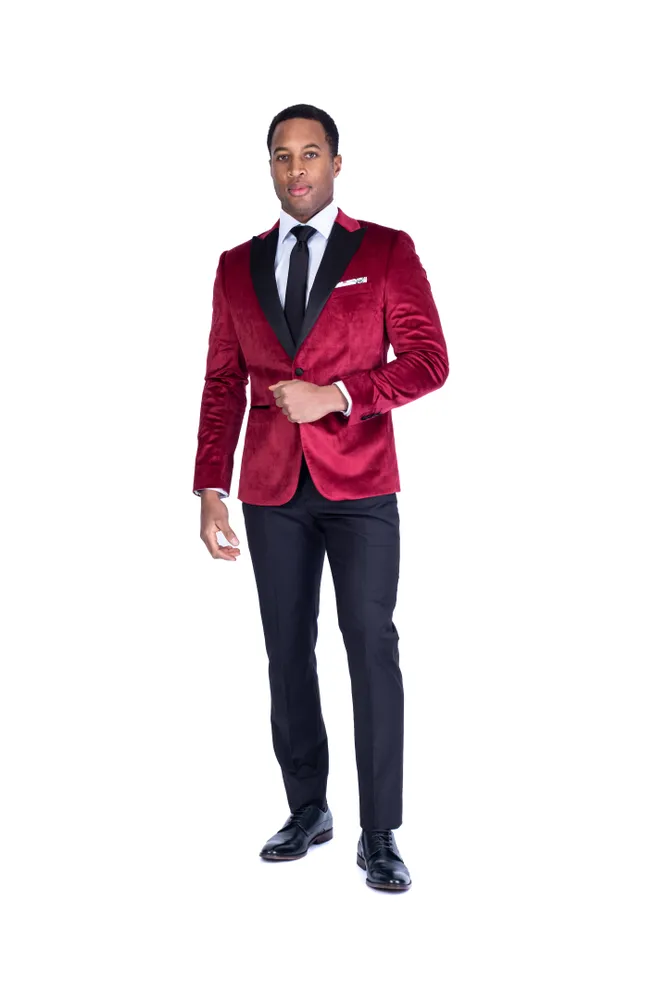 Summer Velvet Peak Lapel Tux Blazer