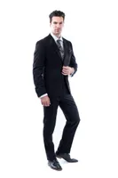 Solid Slim Fit Peak Lapel Tuxedo