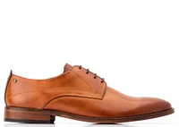 Script Lace Up Shoe - Tan