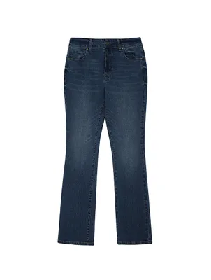 Mid-Rise Slim Bootcut Jeans