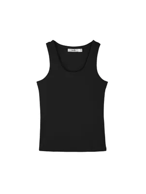 U-Neck Rib Tank