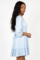 Celeste Bow Tie Back Mini Dress