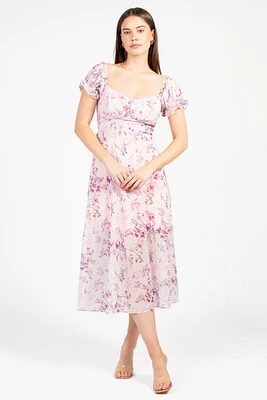 Cleo Floral Midi Dress