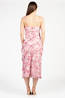 Maribelle Floral Ruffle Midi Dress