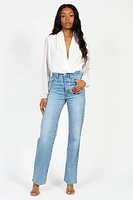 Isla Long Sleeve Chiffon Bodysuit