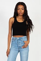 C'est Moi Bamboo Crop Tank Top