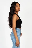 C'est Moi Bamboo Crop Tank Top