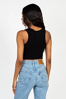 C'est Moi Bamboo Crop Tank Top