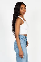 C'est Moi Bamboo Crop Tank Top