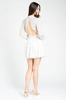 Mackenzie Ruffle Trim Mini Dress