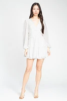 Mackenzie Ruffle Trim Mini Dress