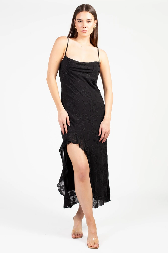 Selene Brocade Maxi Dress