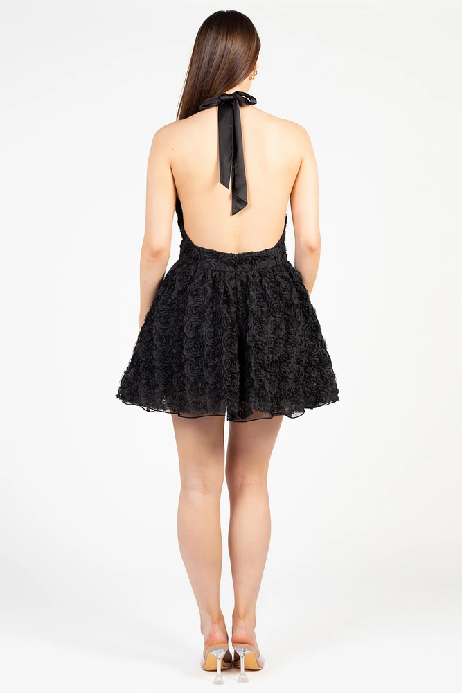 Lilou 3D Floral Mini Dress
