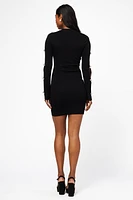 Maisie Rhinestone Bow Mini Dress