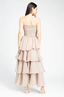 Marlow Smocked Tiered Ruffle Maxi Dress