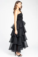 Marlow Smocked Tiered Ruffle Maxi Dress