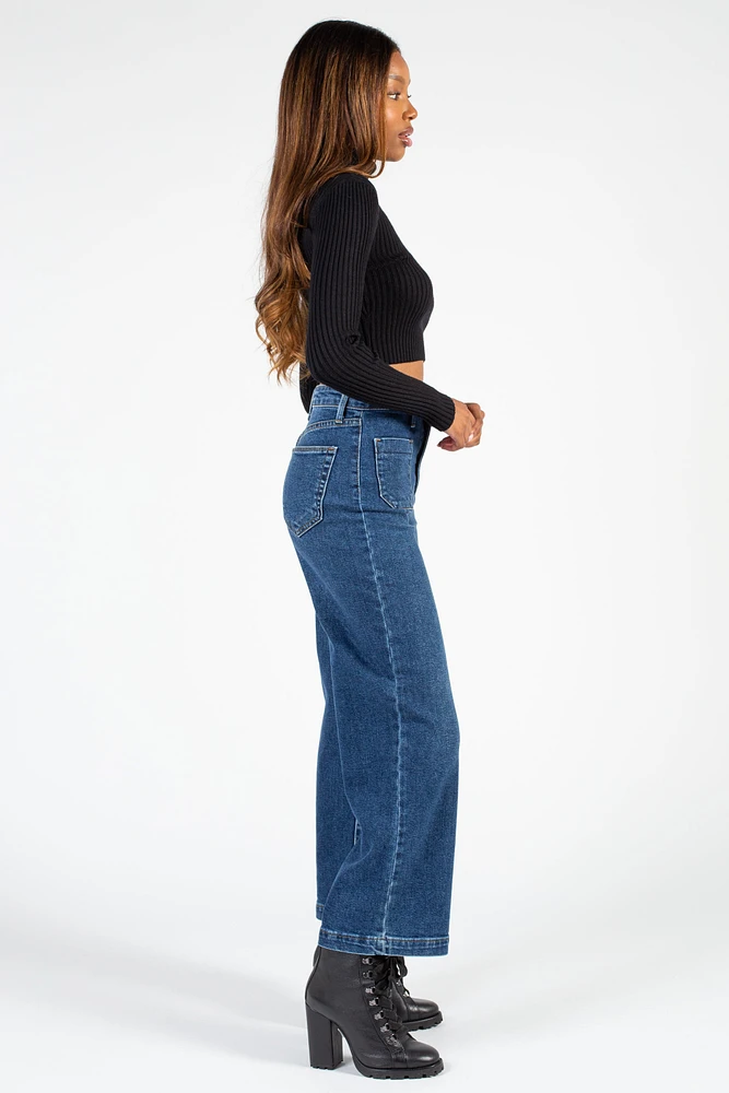 Georgina Ribbed Crop Turtleneck