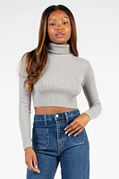 Georgina Ribbed Crop Turtleneck