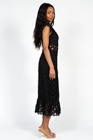 Samantha Lace Trumpet Bottom Midi Dress