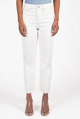 Just USA Hem Detail Straight Jeans