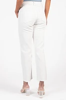 Just USA Hem Detail Straight Jeans