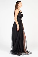 Sandy Tulle Maxi Dress