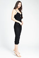 Gigi Ruched Midi Dress