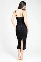 Gigi Ruched Midi Dress